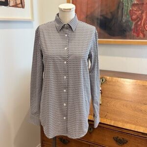 XACUS Marta Mini Floulard Shirt - Blush/Black